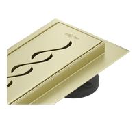 Mexen Flat M18 sumidero lineal 70 cm, dorado cepillado - 1A23070-15 83977 5905315728791