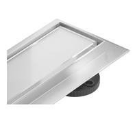 Mexen Flat MGW desagüe lineal 80 cm, vidrio blanco - 1027080-15 795 5903163386514