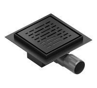Mexen Flat-Q M01 desagüe de suelo cuadrado 12 x 12 cm, negro - 1710312 83761 5905315987372