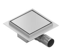 Mexen Flat-Q M13 desagüe de suelo cuadrado 12 x 12 cm, inox - 1010012 930 5903163380444