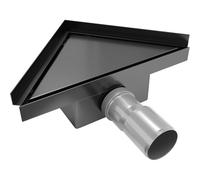 Mexen Flat-T M13 desagüe de suelo triangular 20 x 20 cm, negro - 1710320 14286 5907709143777