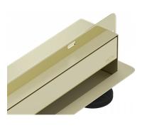 Mexen Flat Wall desagüe lineal de pared 2 en 1 70 cm, dorado - 1530070 1017 5907709161573