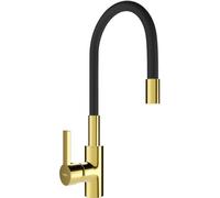 Mexen Flex grifo de cocina, dorado/negro - 670900-57 2471 5907709193147