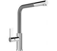 Mexen Flora grifo de cocina, cromo/gris - 670401-06 2466 5907709192812