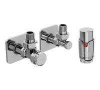 Mexen G00 conjunto termostático angular con embellecedor S, cromo - W901-900-909-01 32600 5905315237125