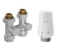 Mexen G01 conjunto termostático bidecano DN50, recto 1/2"x16 mm, níquel - W912-016-918-01 33143 5905315238078