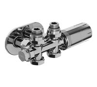 Mexen G05 conjunto termostático angular/recto con embellecedor R, Duplex, DN50, cromo - W908-958-905-01 32906 5905315237774