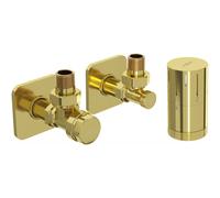 Mexen G05 set termostático angular con roseta S, dorado - W901-958-909-50 32926 5905315237842