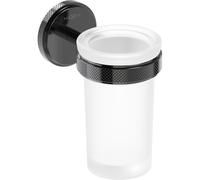 Mexen Gravo vaso para cepillos de dientes, cromo negro - 70A93051-73 94949 5905315738714