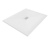Mexen Hugo plato de ducha rectangular SMC 140 x 100 cm, blanco, tapa blanca - 42101014-W 25089 5905315224767