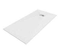 Mexen Hugo plato de ducha rectangular SMC 180 x 90 cm, blanco, cubierta inox - 42109018-X 25044 5905315224309