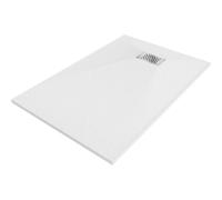Mexen Hugo plato de ducha rectangular SMC 90 x 70 cm, blanco, cubierta inox - 42107090-X 25020 5905315224057