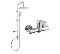 Mexen Kama Sven conjunto de ducha empotrado con rociador y grifo de ducha, cromo - 72540262-00 6083 5907709181670