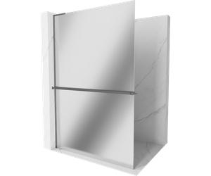 Mexen Kioto+ L Panel con estante Walk-in 90 x 200 cm, espejo, metal gun - 800-090-123-95-50 40761 5905315265777