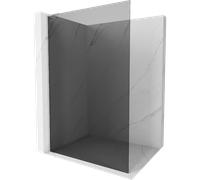 Mexen Kioto L pared de ducha Walk-in 110 x 200 cm, grafito, cromo - 800-110-103-01-40 38809 5905315251688