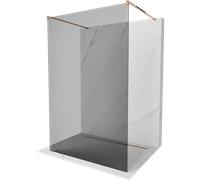 Mexen Kioto mampara de ducha independiente 110 x 200 cm, grafito 8 mm, oro rosa - 800-110-002-60-40 14086 5907709134218