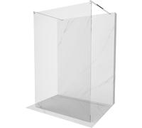 Mexen Kioto mampara de ducha independiente 110 x 200 cm, transparente 8 mm, cromo - 800-110-002-01-00 14017 5907709133471