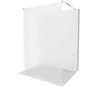 Mexen Kioto mampara de ducha independiente 120 x 200 cm, esmerilado 8 mm, cromo - 800-120-002-01-30 14049 5907709134928