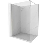 Mexen Kioto mampara de ducha Walk-in 150 x 200 cm, transparente 8 mm, níquel cepillado - 800-150-101-97-00 36796 5905315245854