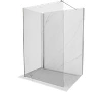 Mexen Kioto panel de ducha Walk-in 110 x 110 cm, transparente, níquel cepillado - 800-110-212-97-00-110 49161 5905315351357