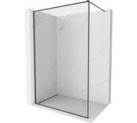 Mexen Kioto-XF panel de ducha Walk-in con marco 70 x 202 cm, transparente 10 mm, gris acero cepillado - 800-070-104-66-00-X 59648 5905315538895