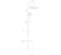 Mexen KT05 conjunto de ducha sobrepuesto con rociador y grifo termostático, blanco - 771500593-20 1970 5907709141773