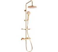 Mexen KT40 conjunto de ducha exterior con rociador y grifería termostática, oro rosa - 771504093-60 1990 5907709141865