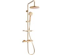 Mexen KT40 conjunto de ducha exterior con rociador y grifo termostático, oro rosa - 771504093-60 1990 5907709141865