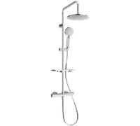 Mexen KT40 conjunto de ducha externo con rociador superior y grifo termostático, cromo - 771504093-00 1985 5907709141834