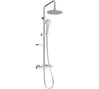 Mexen KX40 conjunto de ducha empotrado con cabezal de lluvia y grifo termostático, grafito - 771504091-66 1963 5907709141650