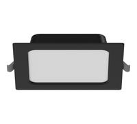 Mexen LDRR panel de techo downlight LED empotrable 14 x 14 cm, 9W, Fría - 6500K, 720 lm, negro - L211-014-0965-70 97258 5905315984401