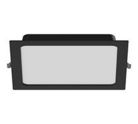 Mexen LDRR panel de techo downlight LED empotrable 22 x 22 cm, 18W, Neutral - 4000K, 1350 lm, negro - L211-022-1840-70 97339 5905315984463
