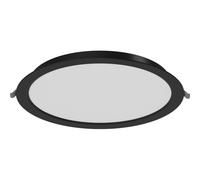 Mexen LDRR panel de techo downlight LED empotrado fi 30 cm, 24W, Fría - 6500K, 1920 lm, negro - L210-030-2465-70 96497 5905315984326