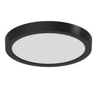 Mexen LDSR plafón de techo LED de superficie de 30 cm, 24W, Neutro - 4000K, 1920 lm, negro - L212-030-2440-70 99730 5905315984623