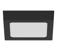 Mexen LDSS plafón de techo LED de superficie 17 x 17 cm, 12W, Neutro - 4000K, 960 lm, negro - L213-017-1240-70 99734 5905315984661