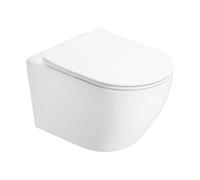 Mexen Lena 2.0 taza de inodoro Rimless con asiento de cierre suave slim, duroplast, blanco brillo - 3022L4000 83168 5905315983725