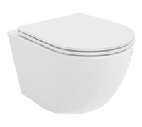 Mexen Lena inodoro sin borde Rimless con asiento de cierre suave slim, duroplast, blanco brillo - 30220300 4298 5907709113497