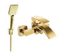Mexen Libra R62 grifo de bañera con set de ducha, dorado - 74513R62-50 5551 5907709187740