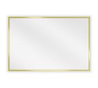 Mexen Loft espejo de baño rectangular 60 x 40 cm, marco dorado - 9852-060-040-000-50 25784 5905315070005