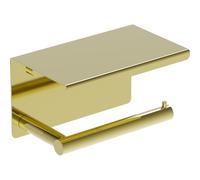 Mexen Loop soporte para papel higiénico con estante, dorado - 70A71022-50 94642 5905315736390