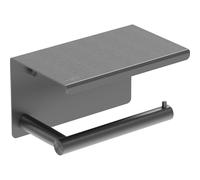 Mexen Loop soporte para papel higiénico con estante, gris cañón cepillado - 70A71022-66 94646 5905315737274