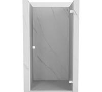 Mexen Lunar-B puerta de ducha abatible derecha 90 cm, transparente, blanco - 832-090-000-20-00-P 68626 5905315452054