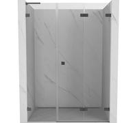 Mexen Lunar-F L puerta de ducha plegable derecha 115 cm, transparente, metal cañón - 836SL-115-050-95-00-P 69799 5905315515070