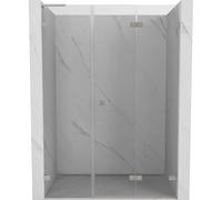 Mexen Lunar-F L puertas de ducha plegables derecha 135 cm, transparente, níquel cepillado - 836SL-135-050-97-00-P 69814 5905315515209