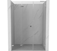 Mexen Lunar-F L puertas de ducha plegables izquierda 135 cm, transparente, cromo - 836SL-135-050-01-00-L 69401 5905315513496