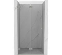Mexen Lunar-F puerta de ducha plegable izquierda 95 cm, transparente, níquel cepillado - 836-095-000-97-00-L 68832 5905315476722