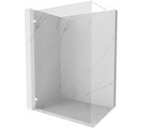 Mexen Lunar panel de ducha Walk-in izquierdo 160 x 200 cm, transparente 8 mm, blanco - 830-160-000-20-00-L 67336 5905315528575