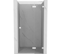 Mexen Lunar puerta de ducha abatible derecha 105 cm, transparente, blanco - 834-105-000-20-00-P 68031 5905315419125