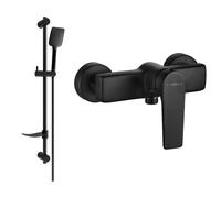 Mexen Lynx DF62 grifo de ducha con set de ducha, negro - 74594DF62-70 5654 5907709187412