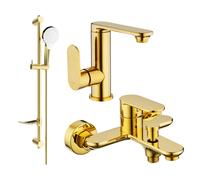 Mexen Milo DF05 conjunto de bañera, dorado - 713053DF05-50 5670 5907709185883